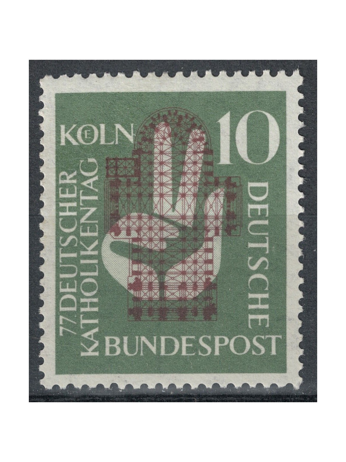 GERMANY BRD 1956 Catholic Day MNH**