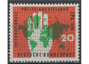 GERMANY BRD 1956 Police Exhibition MNH**