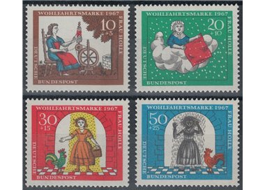GERMANY BRD 1967 Charity, Grimm's Fairy Tales 4v MNH**