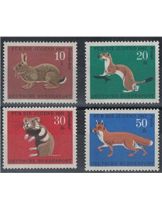 GERMANY BRD 1967 Pro youth, wild animals 4v MNH**