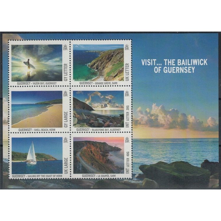 GUERNSEY 2012 Europe s/s MNH**