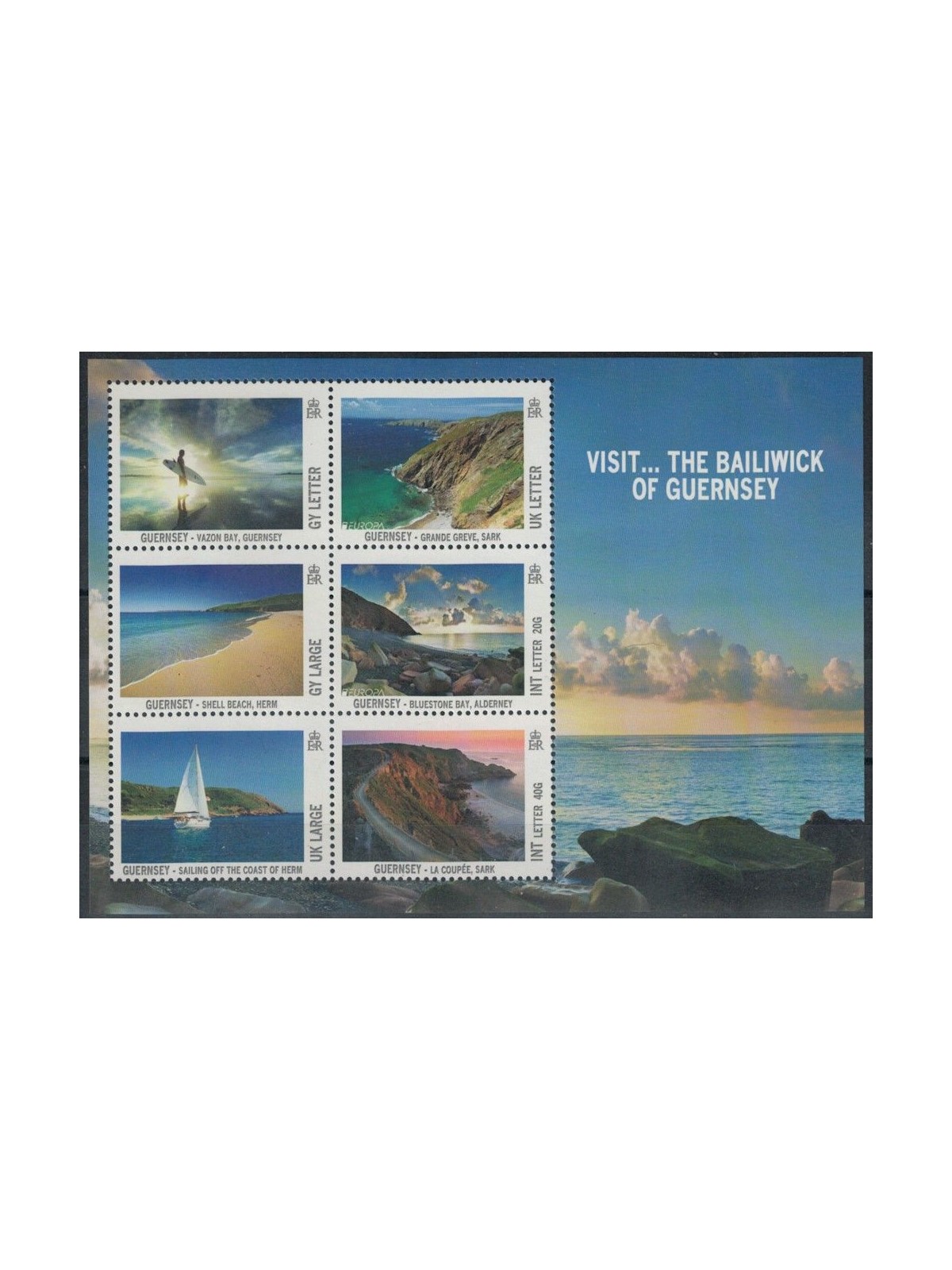 GUERNSEY 2012 Europe s/s MNH**