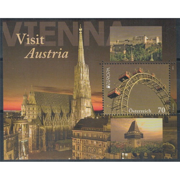 AUSTRIA 2012 Europa BF MNH**