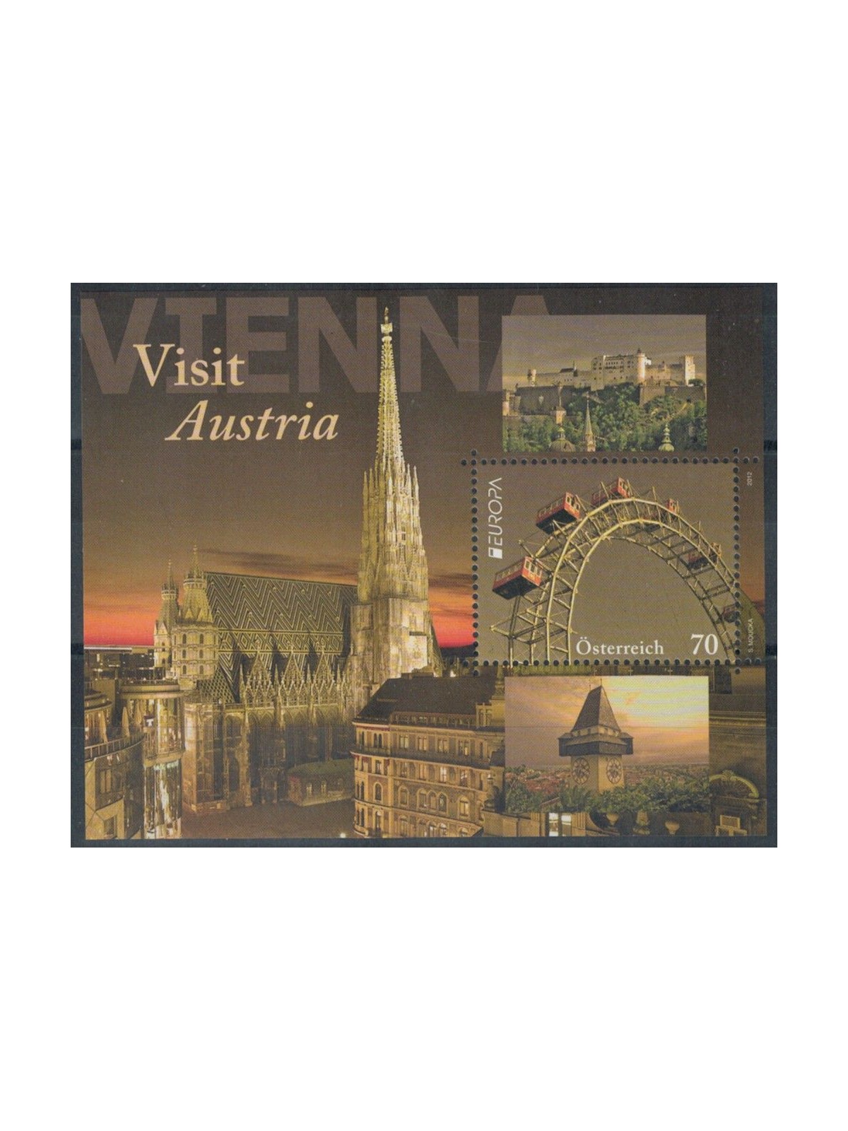 AUSTRIA 2012 Europa BF MNH**