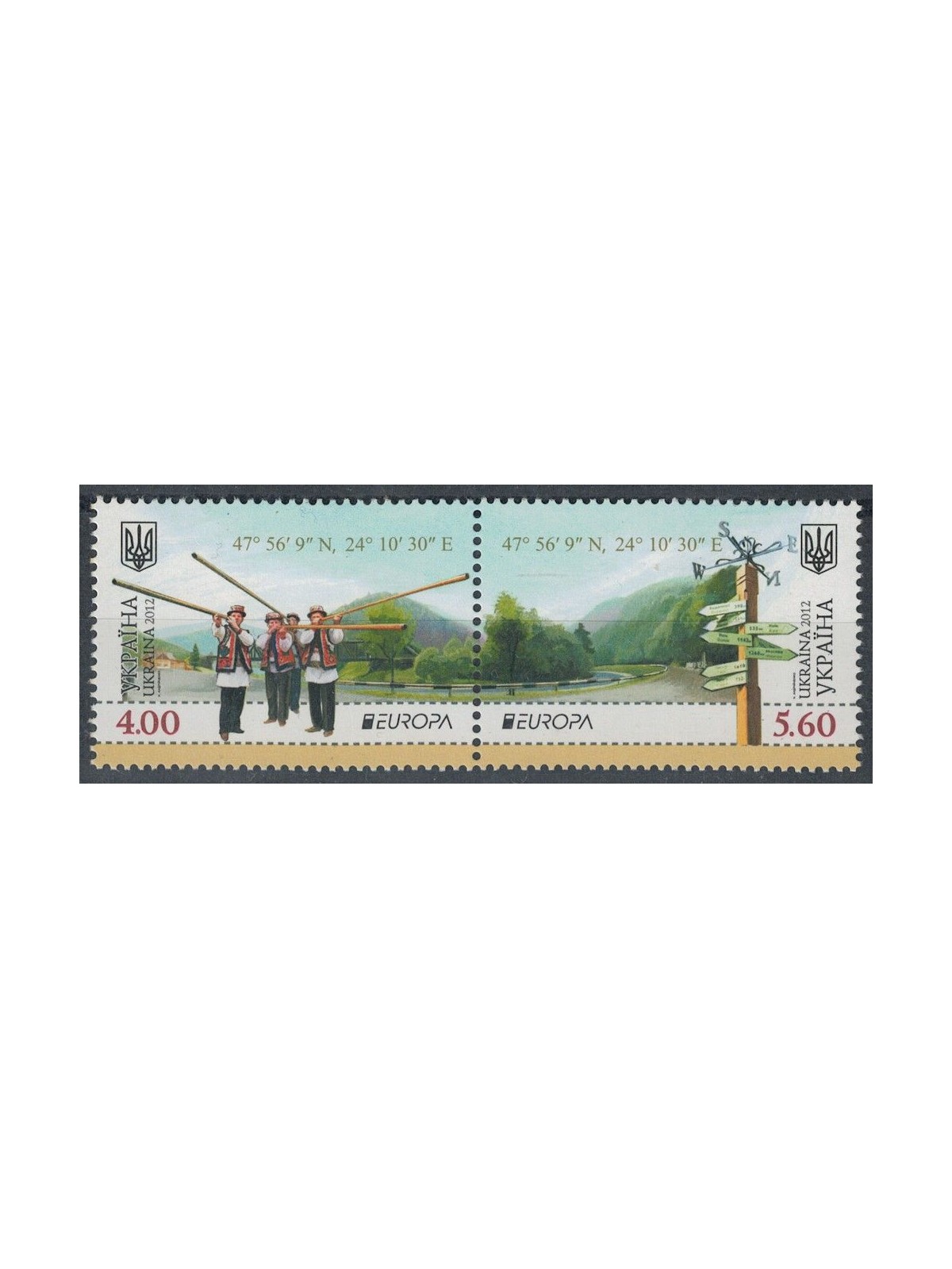 UCRAINA 2012 Europa 2v MNH**