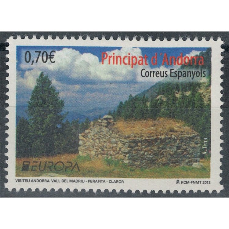 ANDORRA SPAGNOLA 2012 Europa MNH**