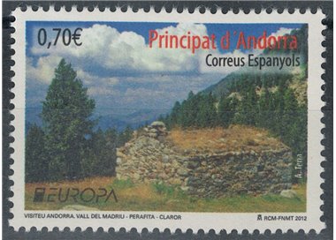 SPANISH ANDORRA 2012 Europe MNH**