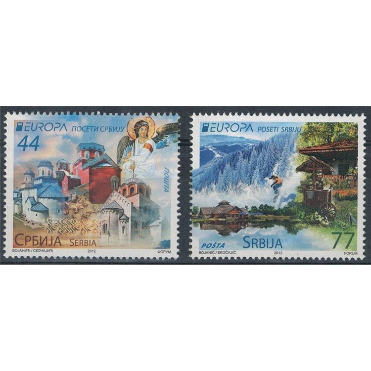 SERBIA 2012 Europe 2v MNH**