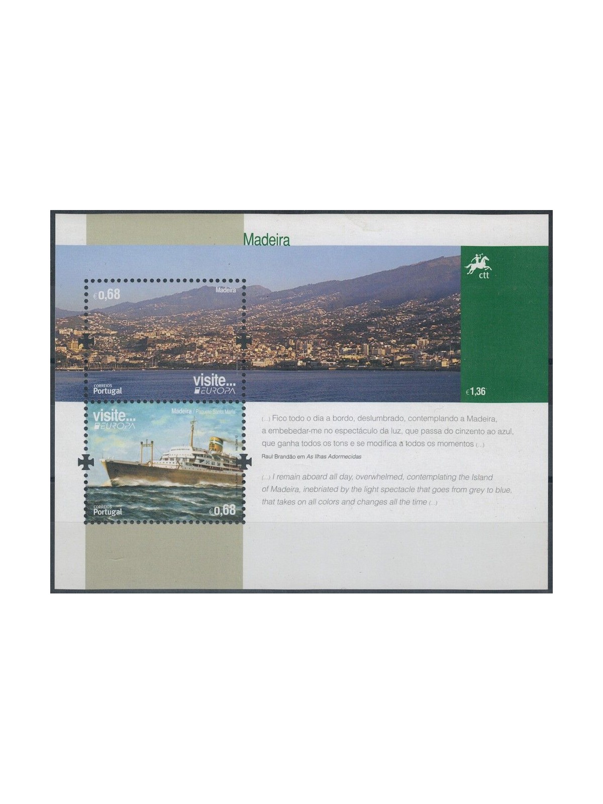 MADEIRA 2012 Europe s/s MNH**