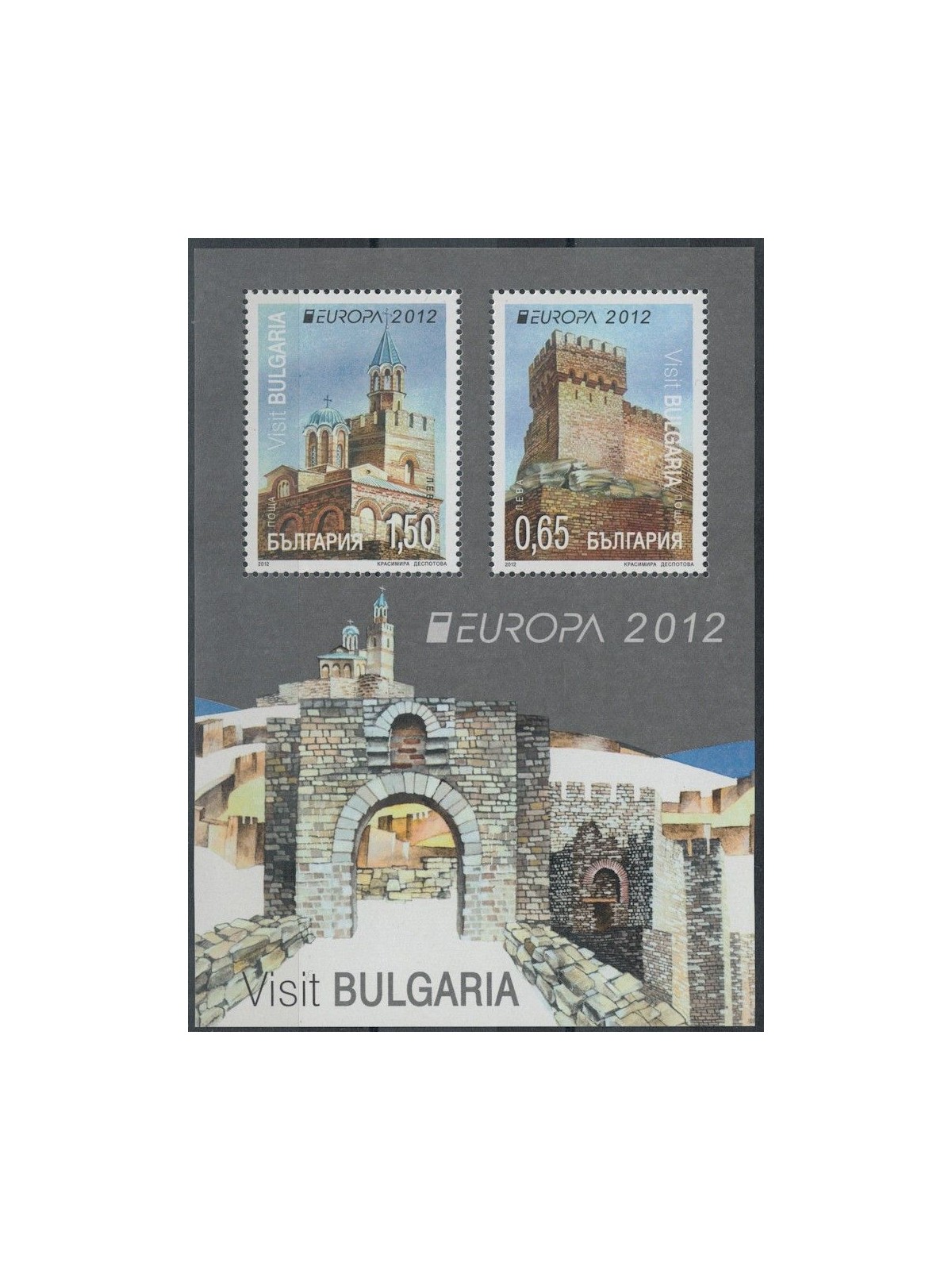 BULGARIA 2012 Europa BF MNH**