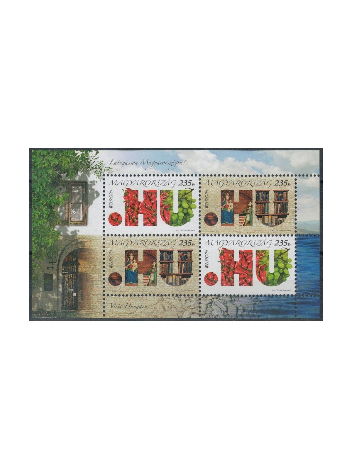 HUNGARY 2012 Europe s/s MNH**