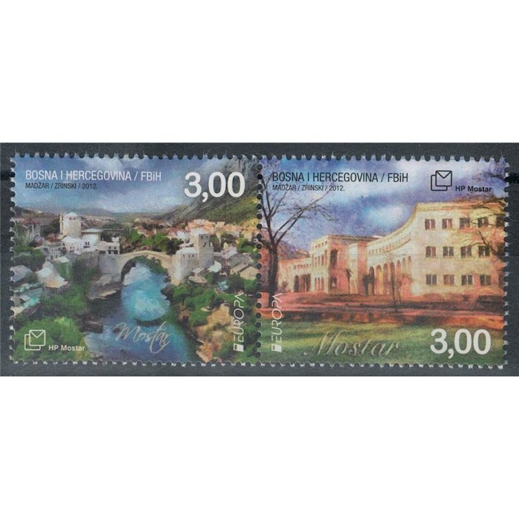 BOSNIA AND HERZEGOVINA 2012 Europe 2v MNH**