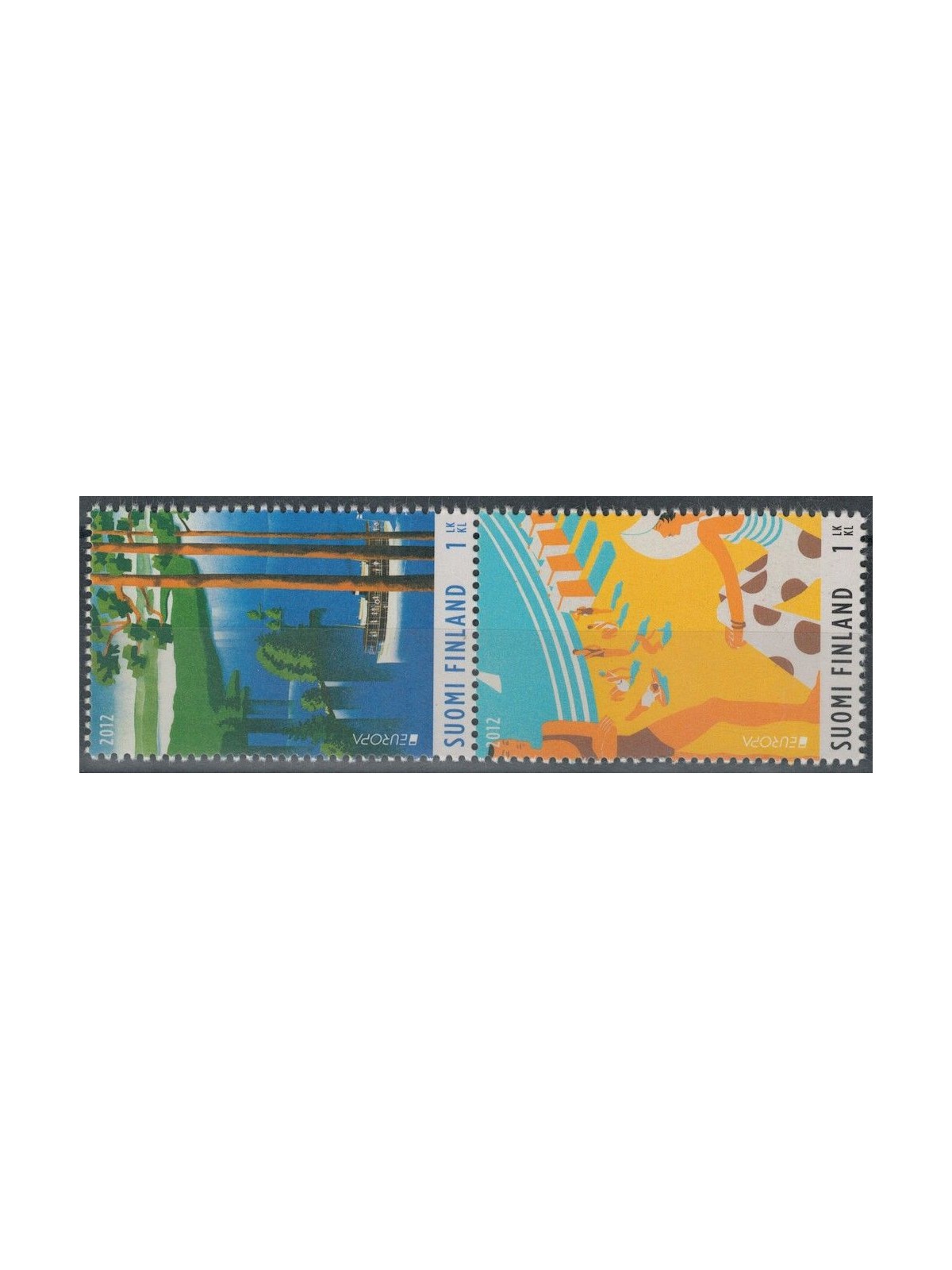 FINLAND 2012 Europe 2v MNH**