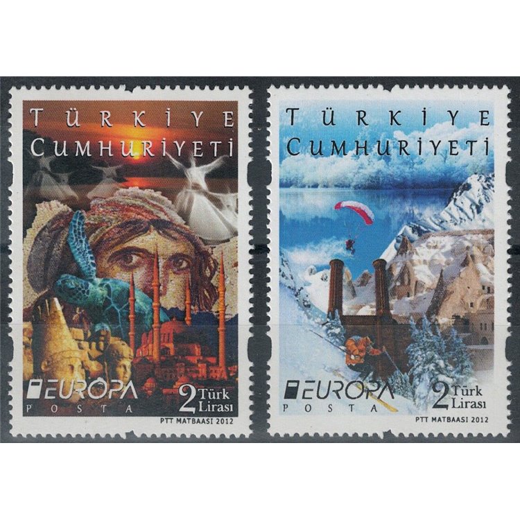 Türkiye 2012 Europe 2v MNH**