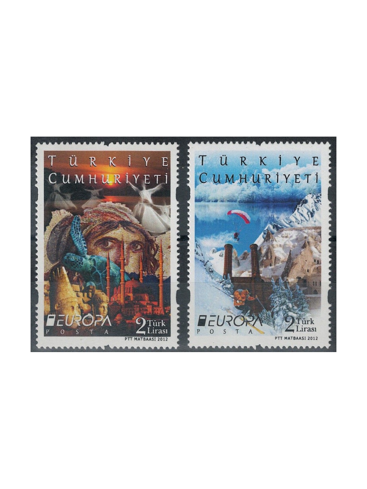 TURCHIA 2012 Europa 2v MNH**