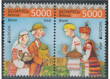 BIELORUSSIA 2012 Europa 2v MNH**