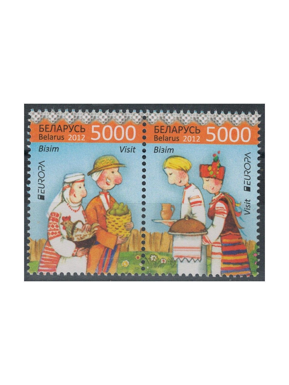 BIELORUSSIA 2012 Europa 2v MNH**