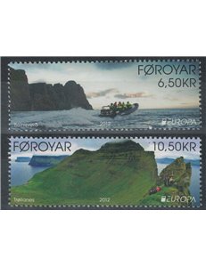 FAROE 2012 Europe 2v MNH**