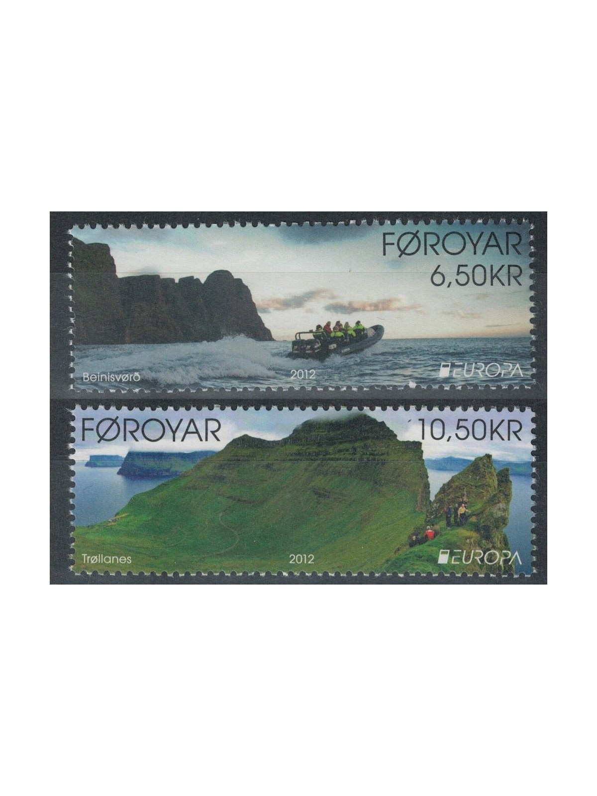FAEROER 2012 Europa 2v MNH**