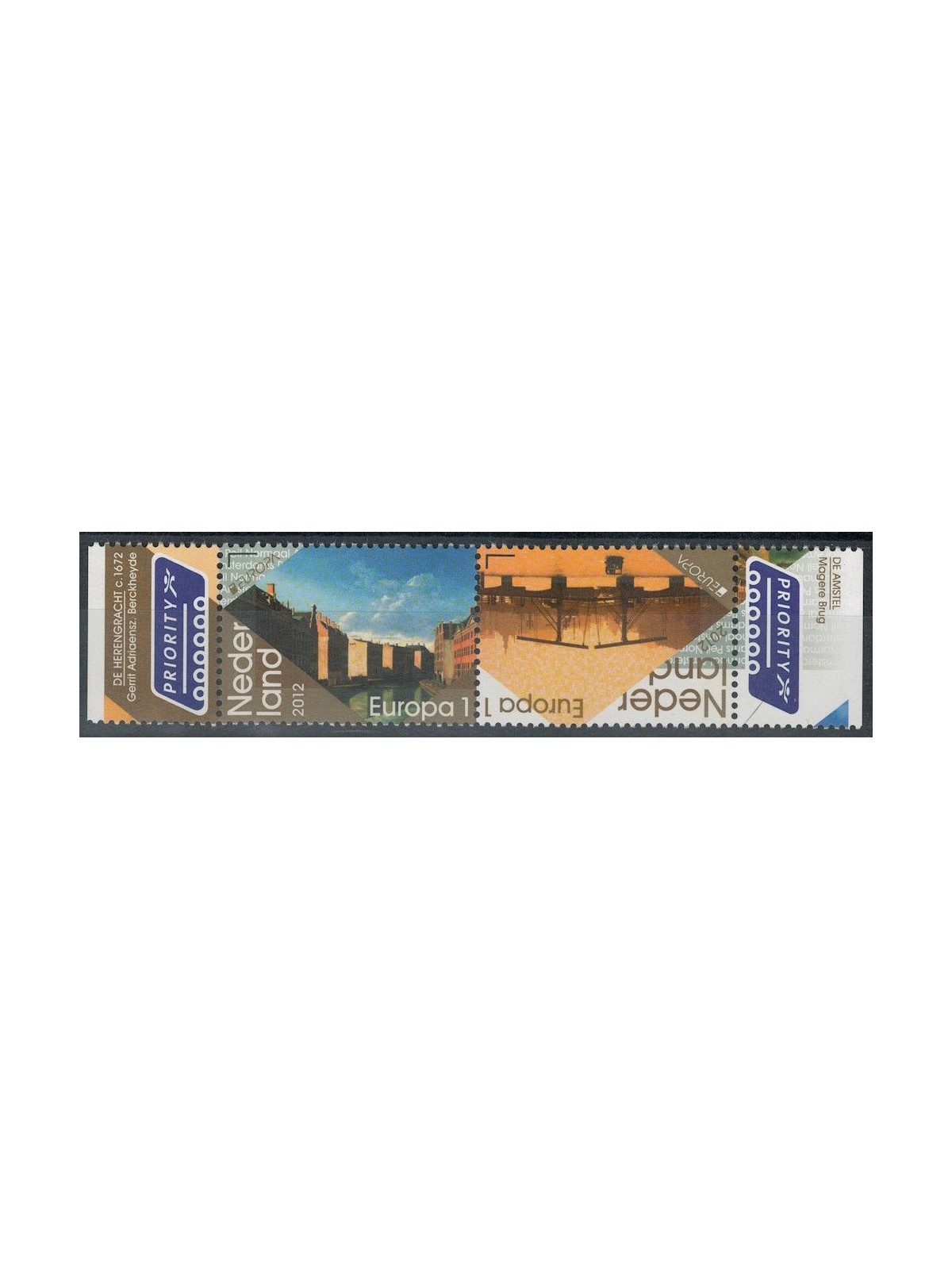 OLANDA 2012 Europa 2v MNH**