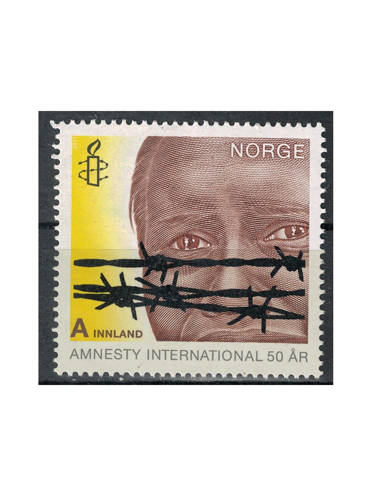NORVEGIA 2011 Amnesty International MNH**