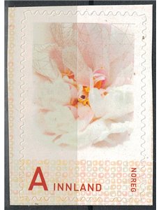 NORVEGIA 2012 Peonia, francobollo personalizzabile MNH**