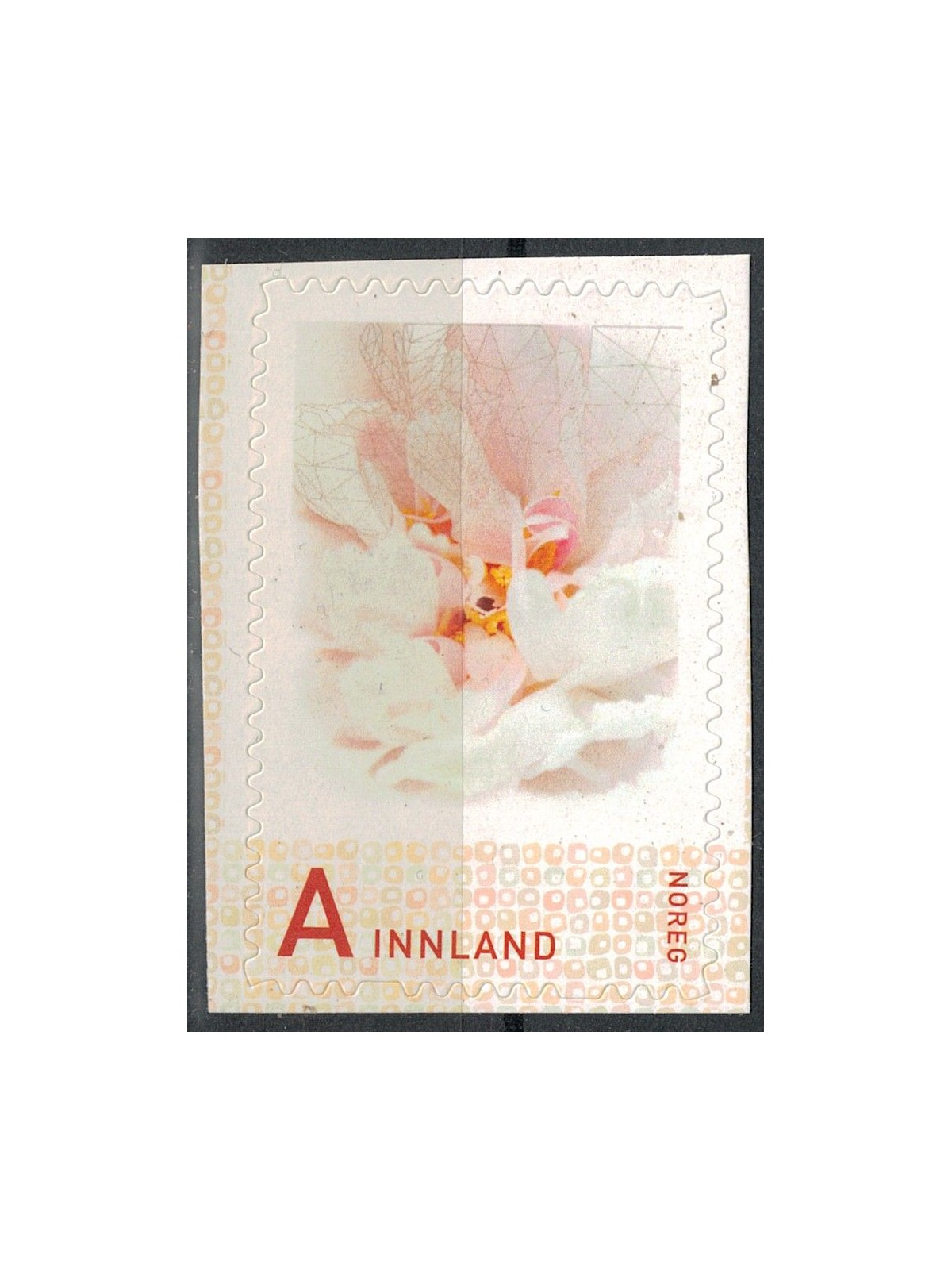 NORVEGIA 2012 Peonia, francobollo personalizzabile MNH**