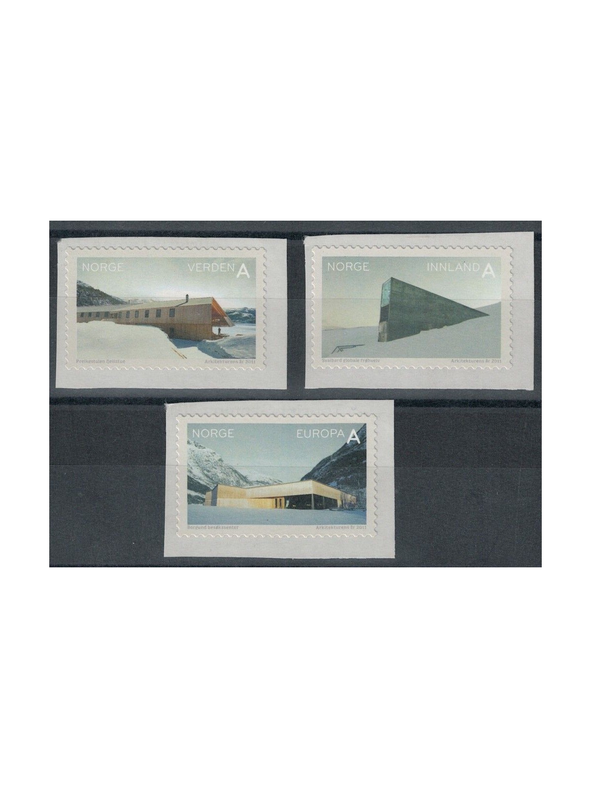 NORWAY 2011 Tourism 3v MNH**