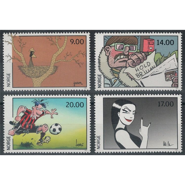 NORVEGIA 2011 Fumetti norvegesi 4v MNH**