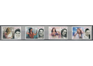 NORWAY 2011 Famous singers 4v MNH**