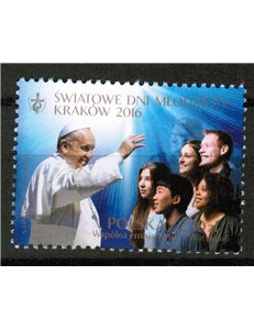 POLAND 2016 Youth Day MNH**