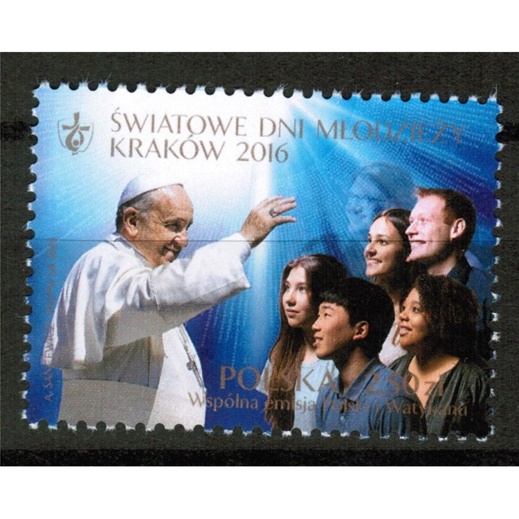 POLONIA 2016 Giornata della Gioventu' MNH**
