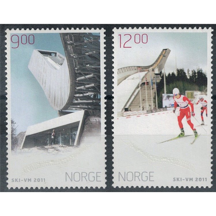 NORVEGIA 2011 Mondiali sci nordico 2v MNH**