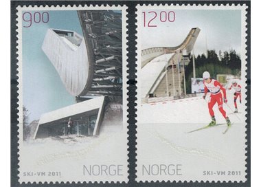 NORVEGIA 2011 Mondiali sci nordico 2v MNH**
