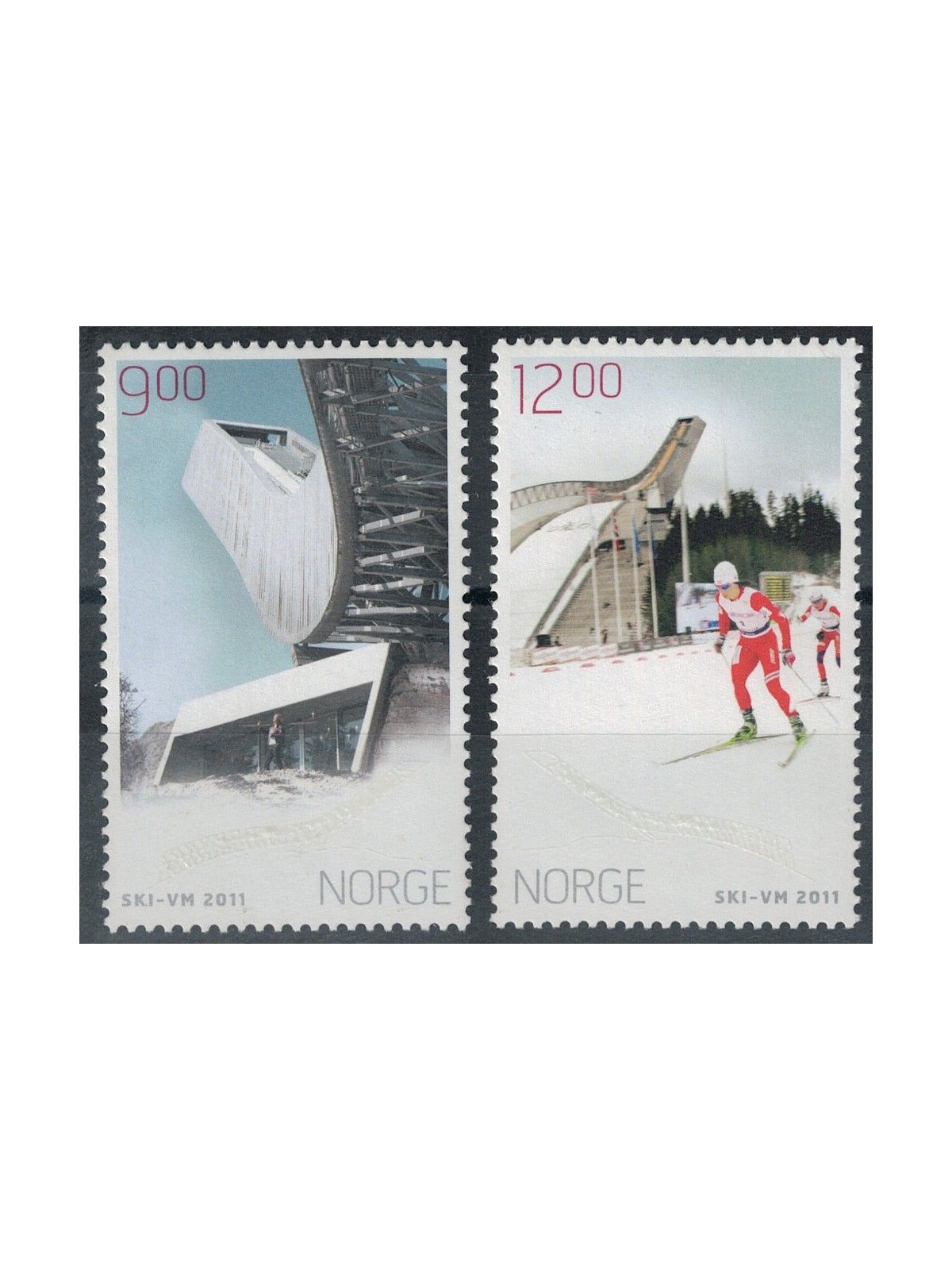 NORWAY 2011 Nordic World Ski Championships 2v MNH**