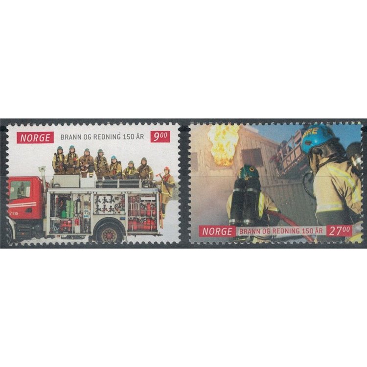 NORVEGIA 2011 Pompieri e servizi di emergenza 2v MNH**