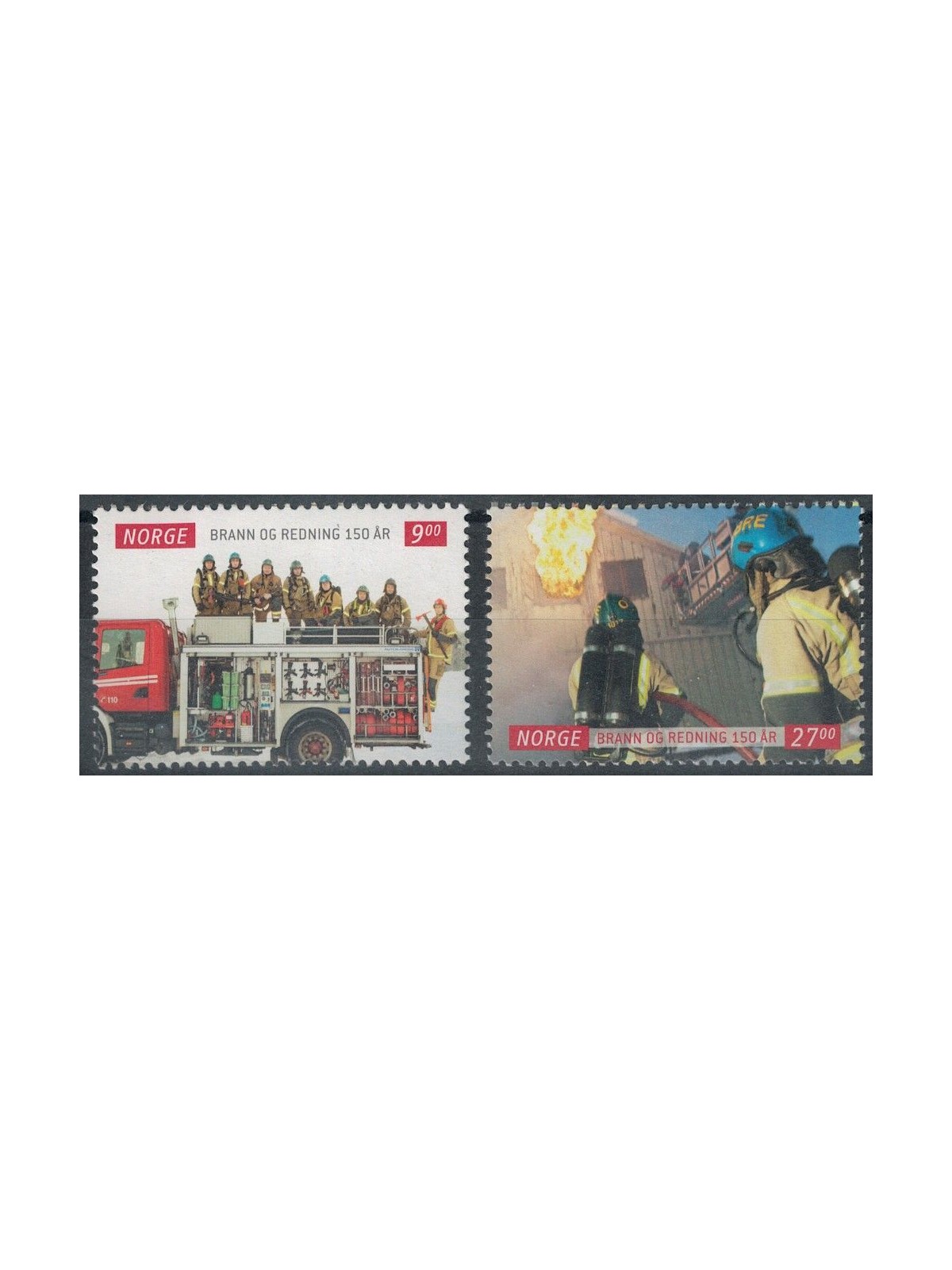 NORWAY 2011 Fire and Emergency Services 2v MNH**