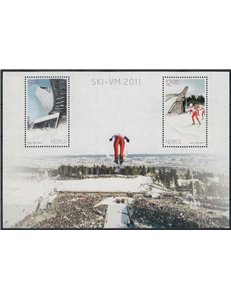 NORVEGIA 2011 Mondiali sci nordico BF MNH**