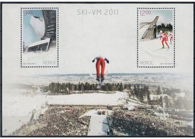NORVEGIA 2011 Mondiali sci nordico BF MNH**