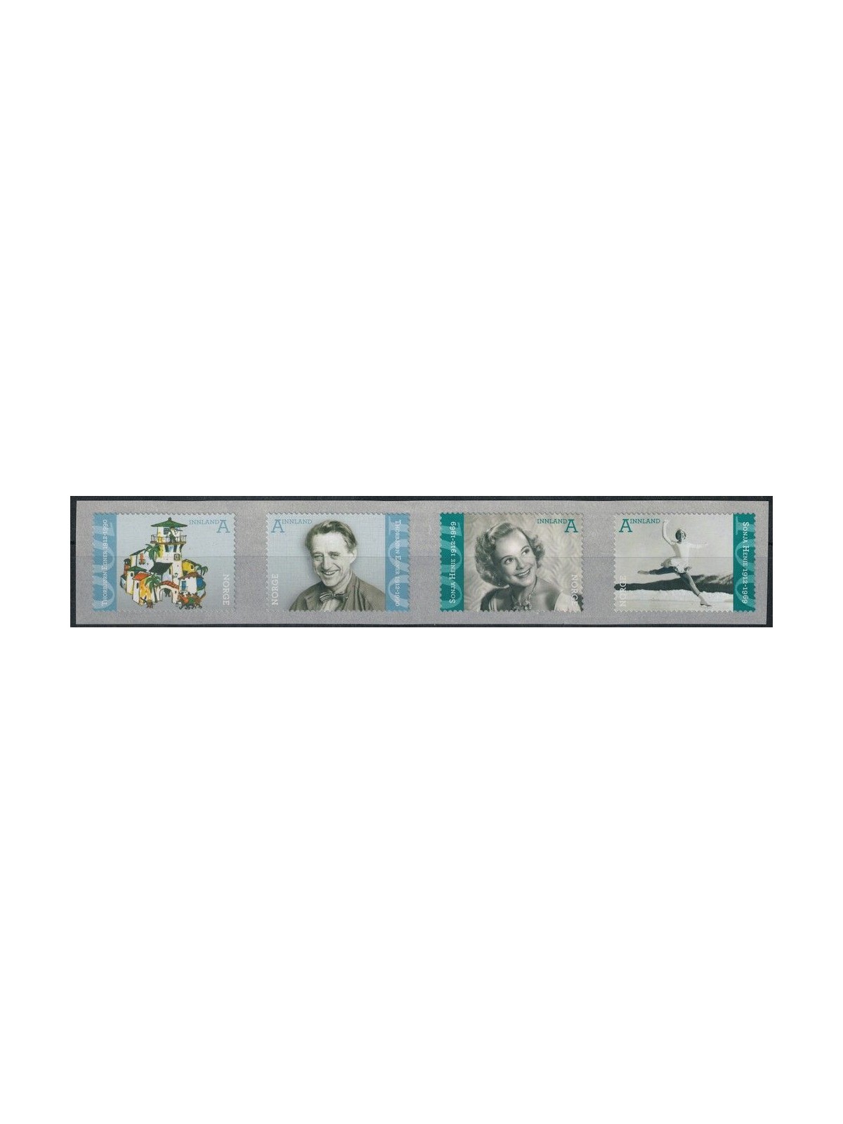 NORWAY 2012 Sonja Henie 4v MNH**
