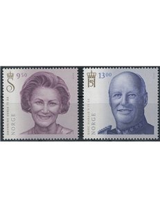NORVEGIA 2012 Re Harald V e Regina Sonja 2v MNH**