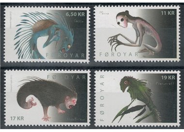 FAROERS 2012 Myths and Legends 4v MNH**
