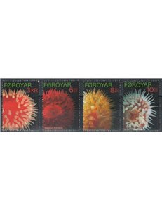FAEROER 2012 Marine fauna, anemones 4v MNH**