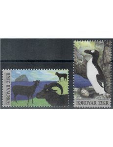 FAROE ISLANDS 2012 Viking Age Animals 2v MNH**