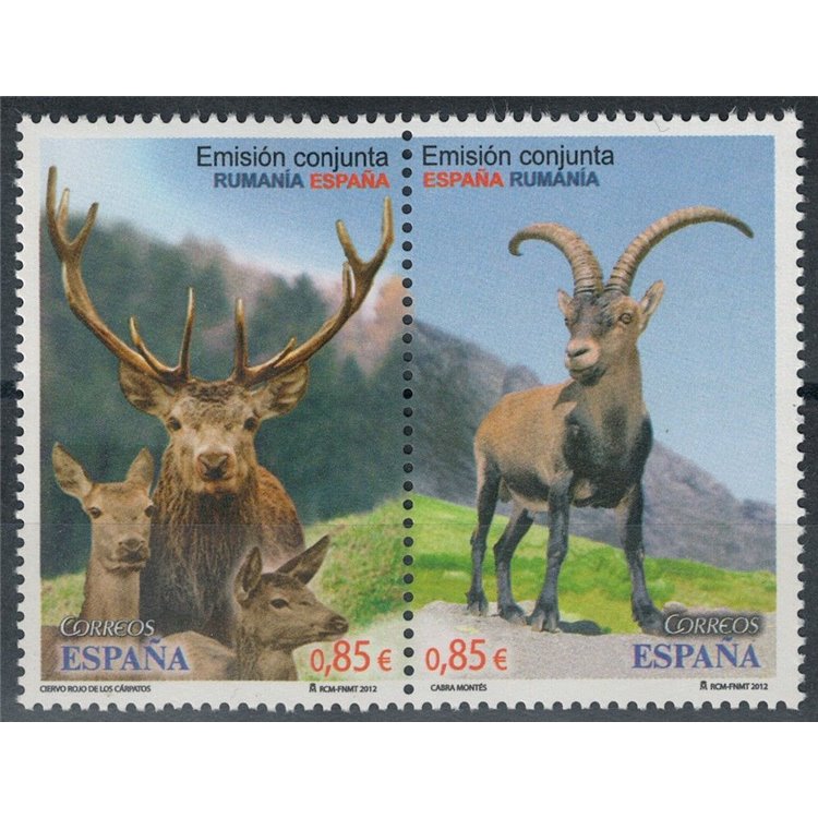 SPAIN 2012 Mountain fauna 2v MNH**