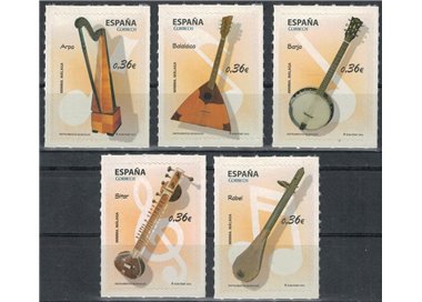 SPAGNA 2012 Strumenti musicali 5v MNH**