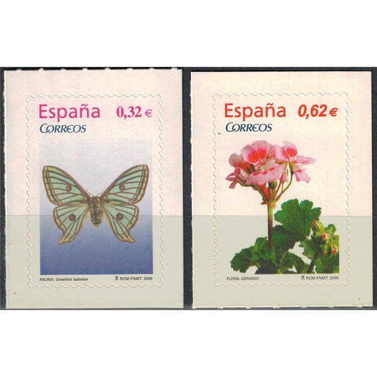 SPAGNA 2009 Fauna e flora 2v MNH** (2)