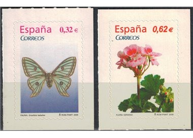 SPAGNA 2009 Fauna e flora 2v MNH** (2)