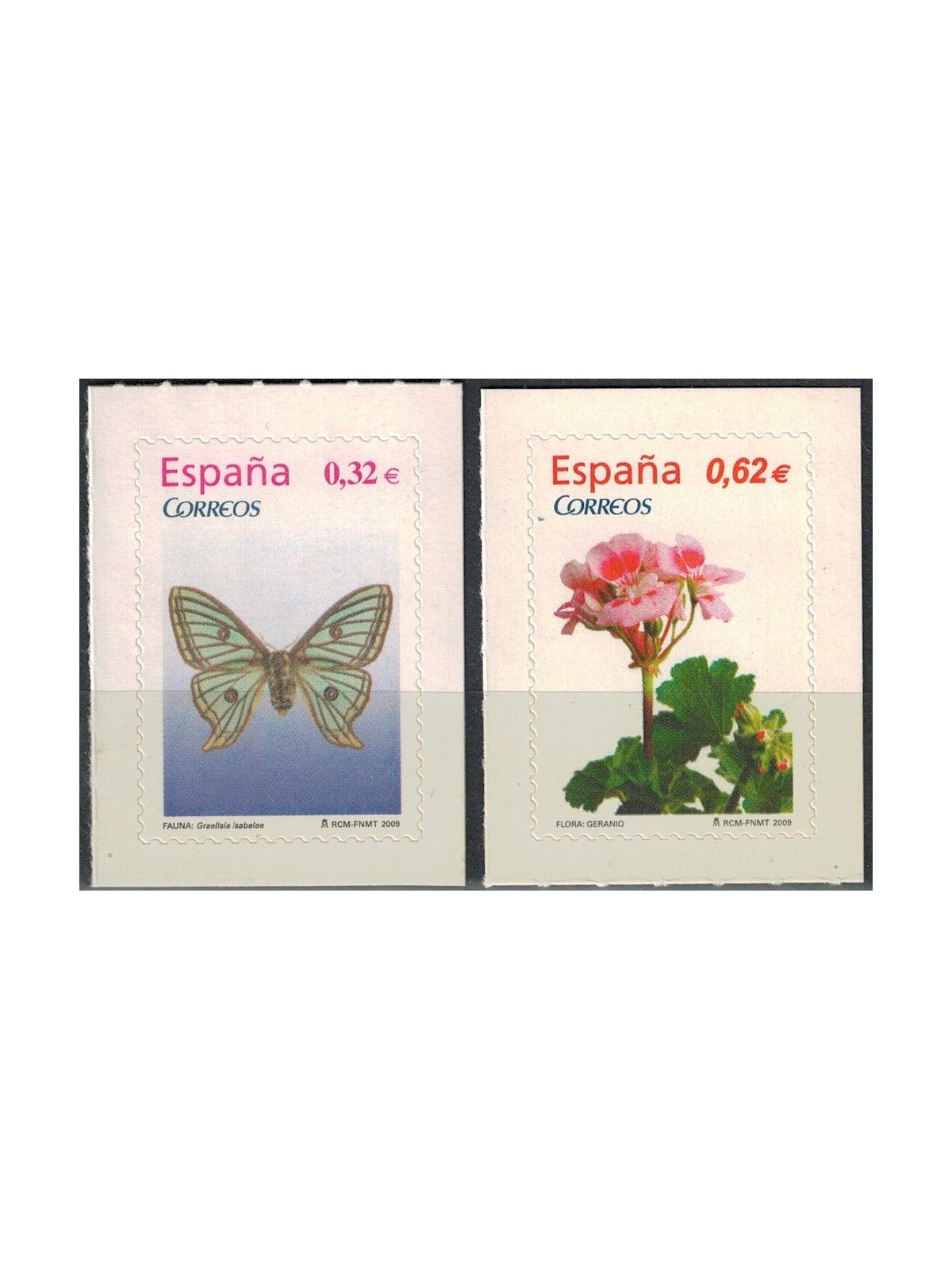 SPAIN 2009 Fauna and flora 2v MNH** (2)