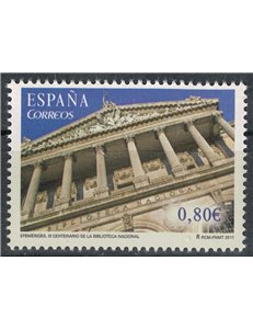 SPAGNA 2011 Biblioteca Nazionale MNH**